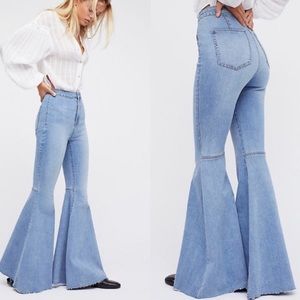 Free People Like New Just Float On Flare Jeans